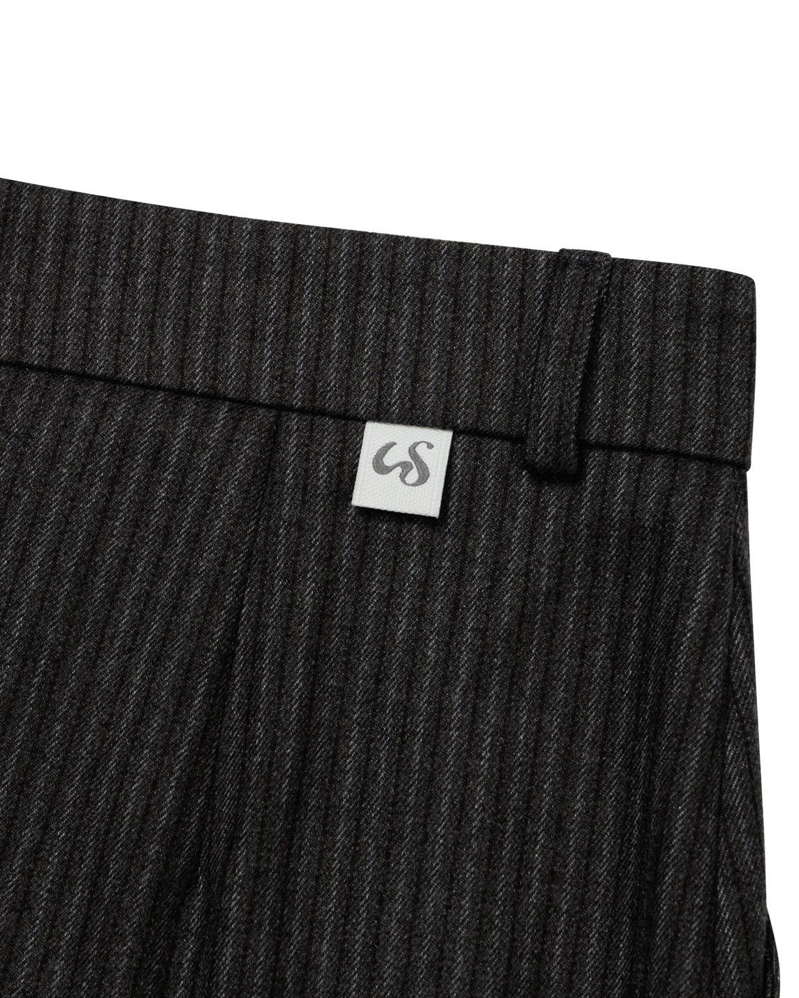 【Uglyshadow】STRIPE PLEATED PANTS