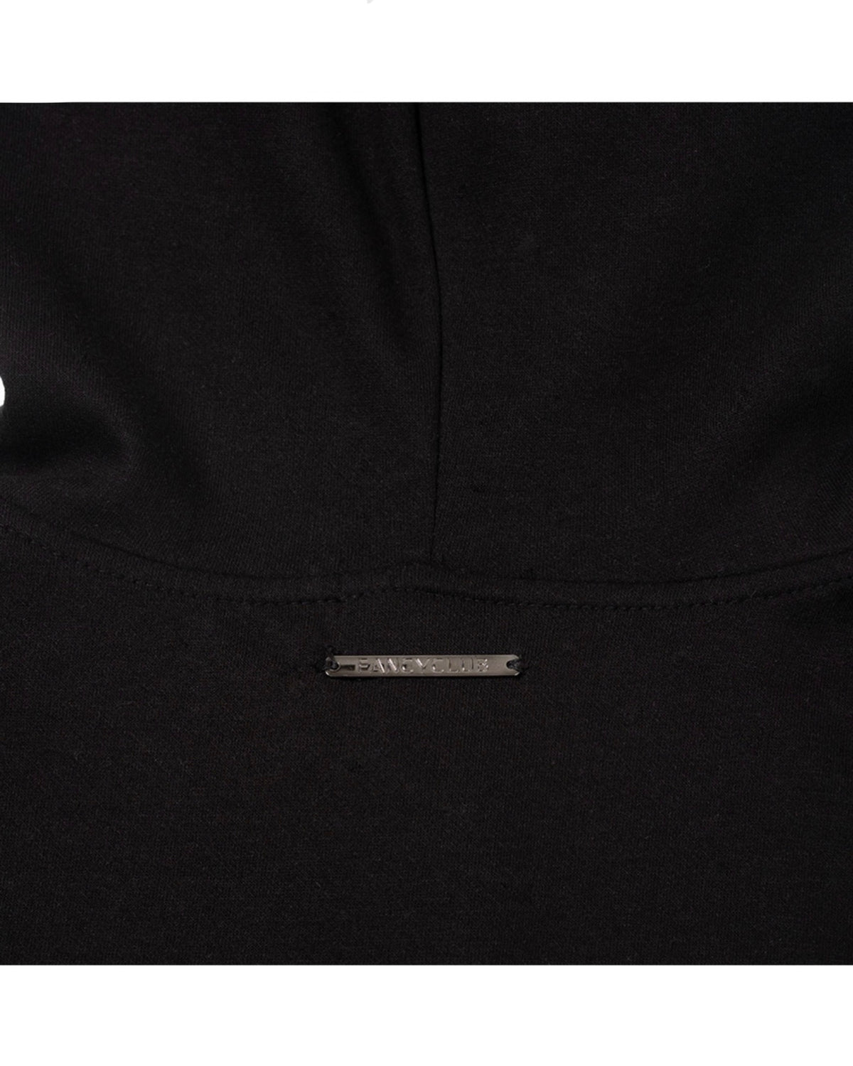 【FANCY CLUB】OVERLAY CROP HOODED ZIP-UP