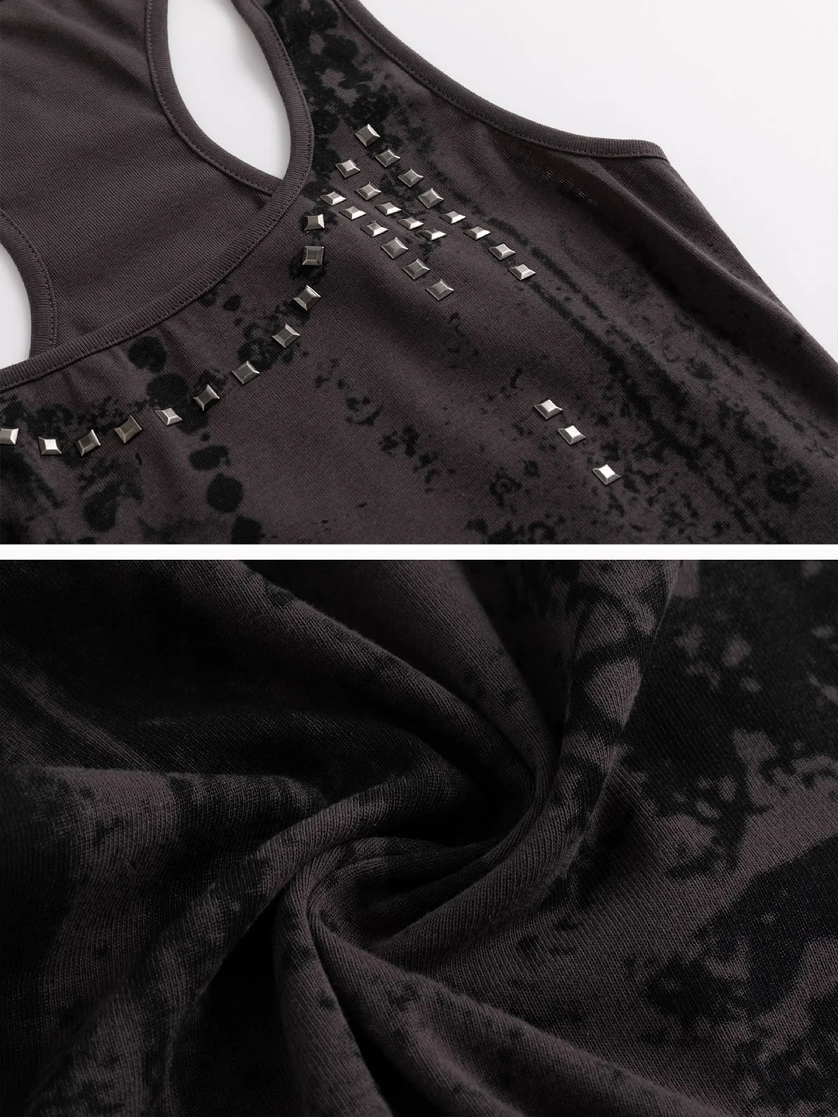 【Cest Nous】Feather rivet camisole