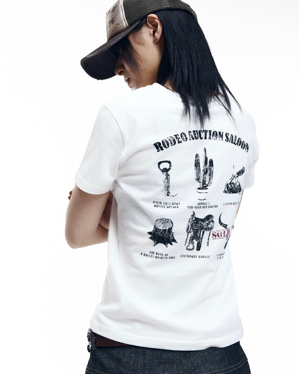 【AAKAM】Rodeo Saloon Half Top