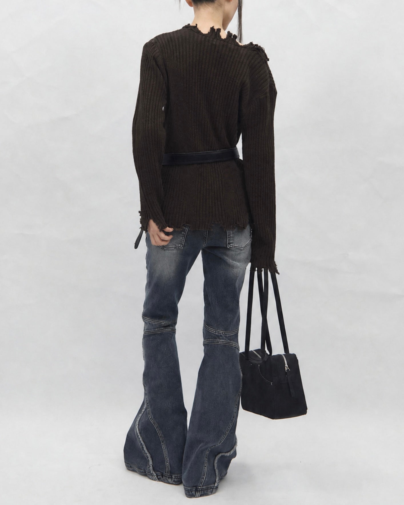 【BLR BLUER】Unravel Line Knit