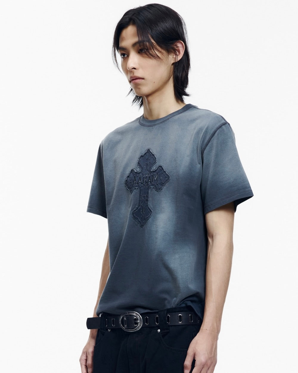 【AAKAM】Dust Fade CROS2 Half Top