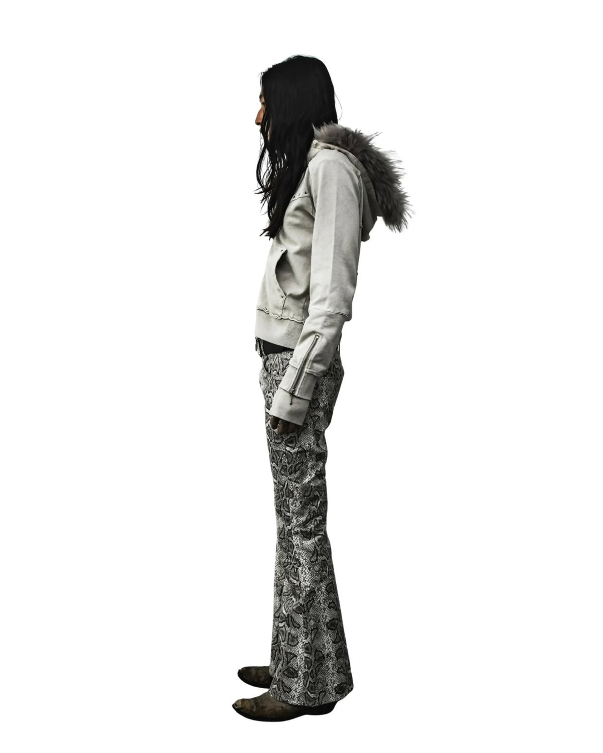 【TYPE SHADE】TYPE SAINT FUR HOODIE