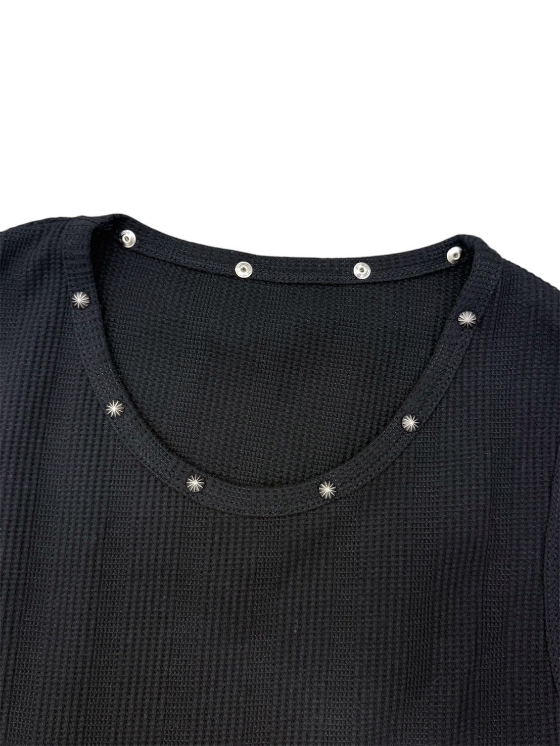 6/19 20:00発売 受注制【nmtc+】Studded Rib Tank Top (3color)