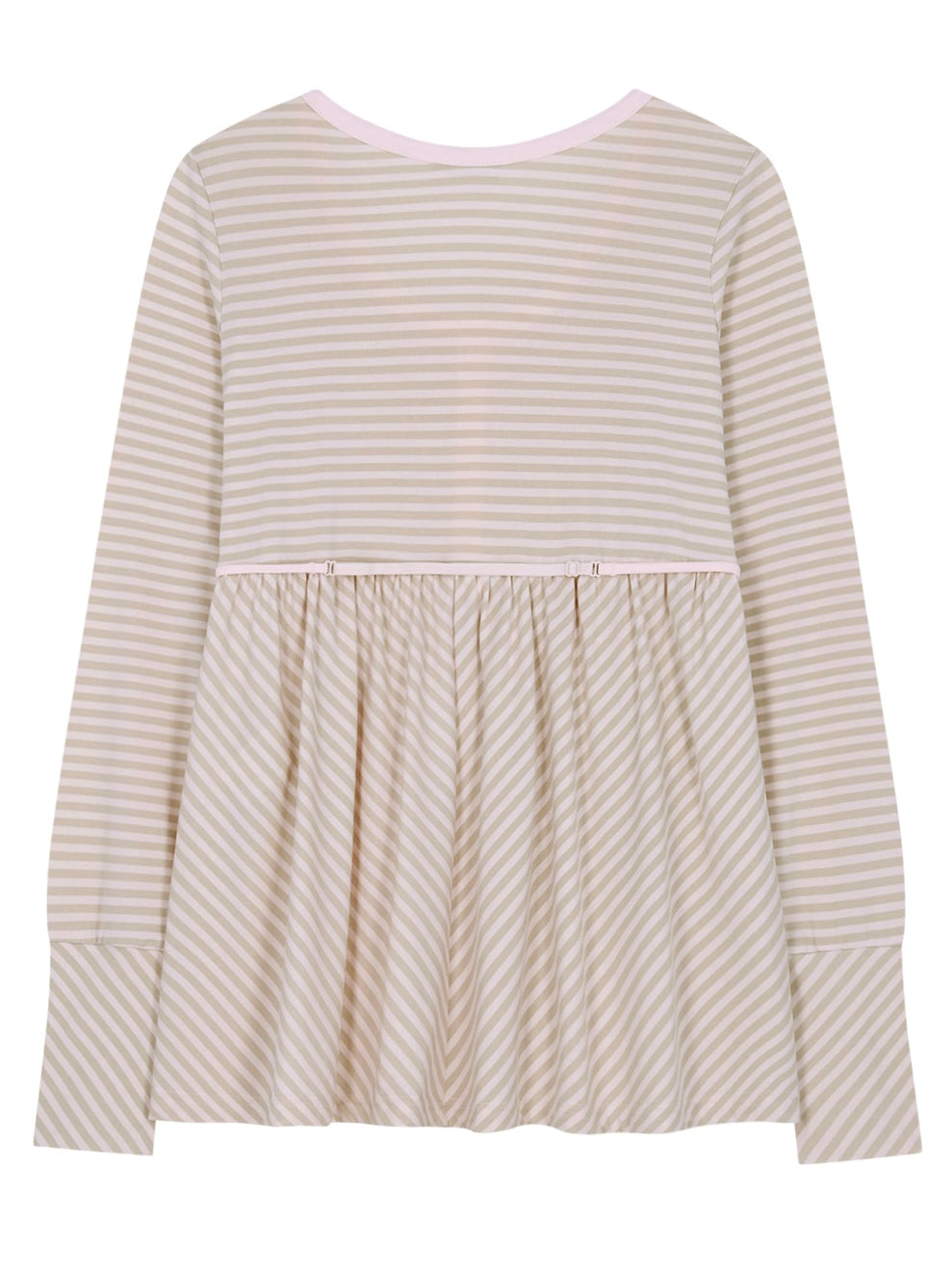 【OJOS】Layered Bra Flare Top