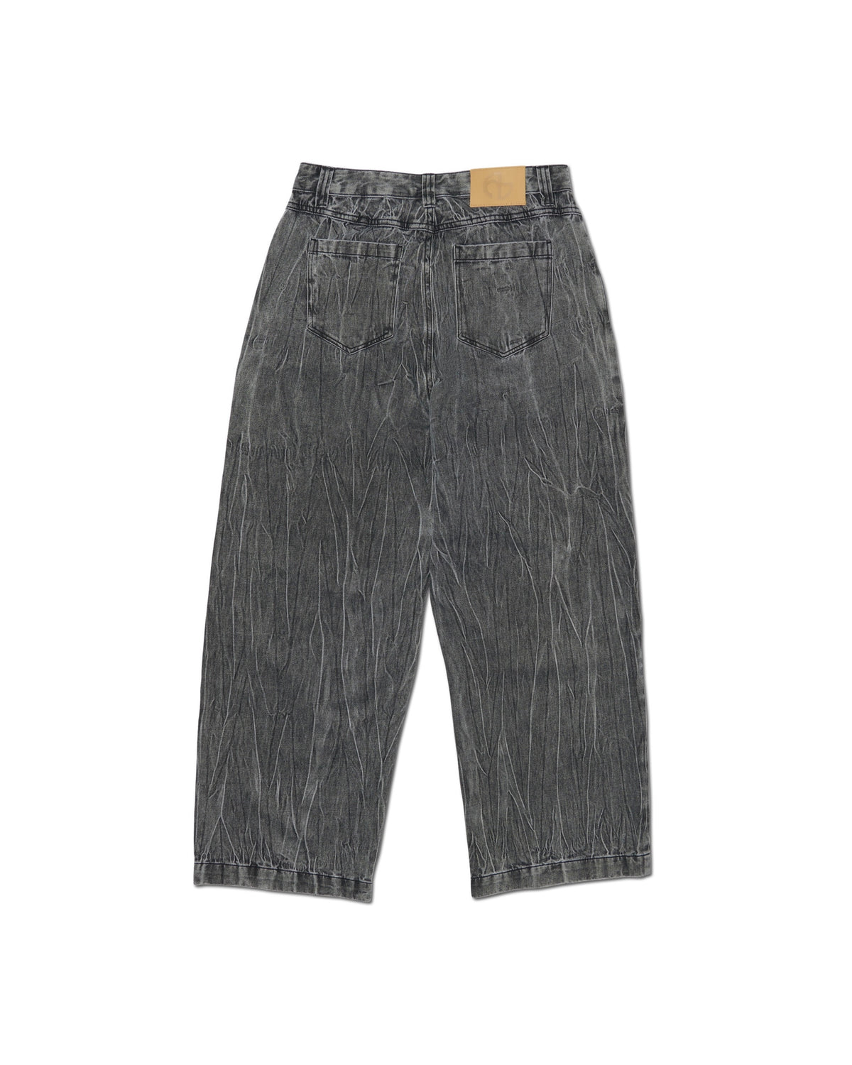【NOMANUAL】WASHED CRACK DENIM PANTS