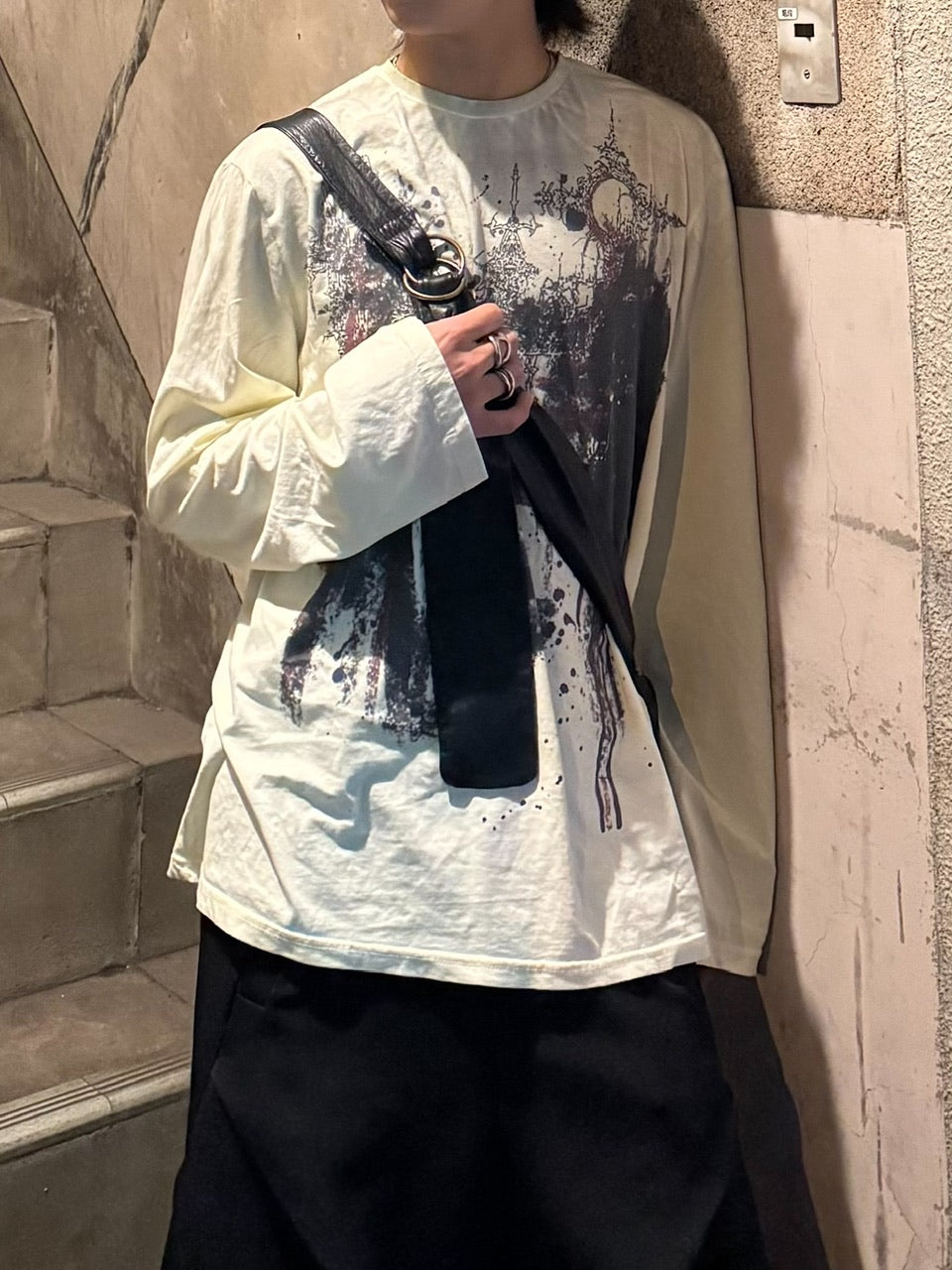 国際配送【RENOL】grunge long sleeve tee