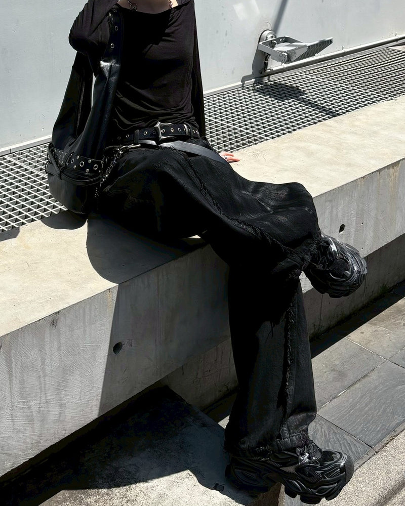 受注制【nmtc+】drape sheer hoodie (2color)
