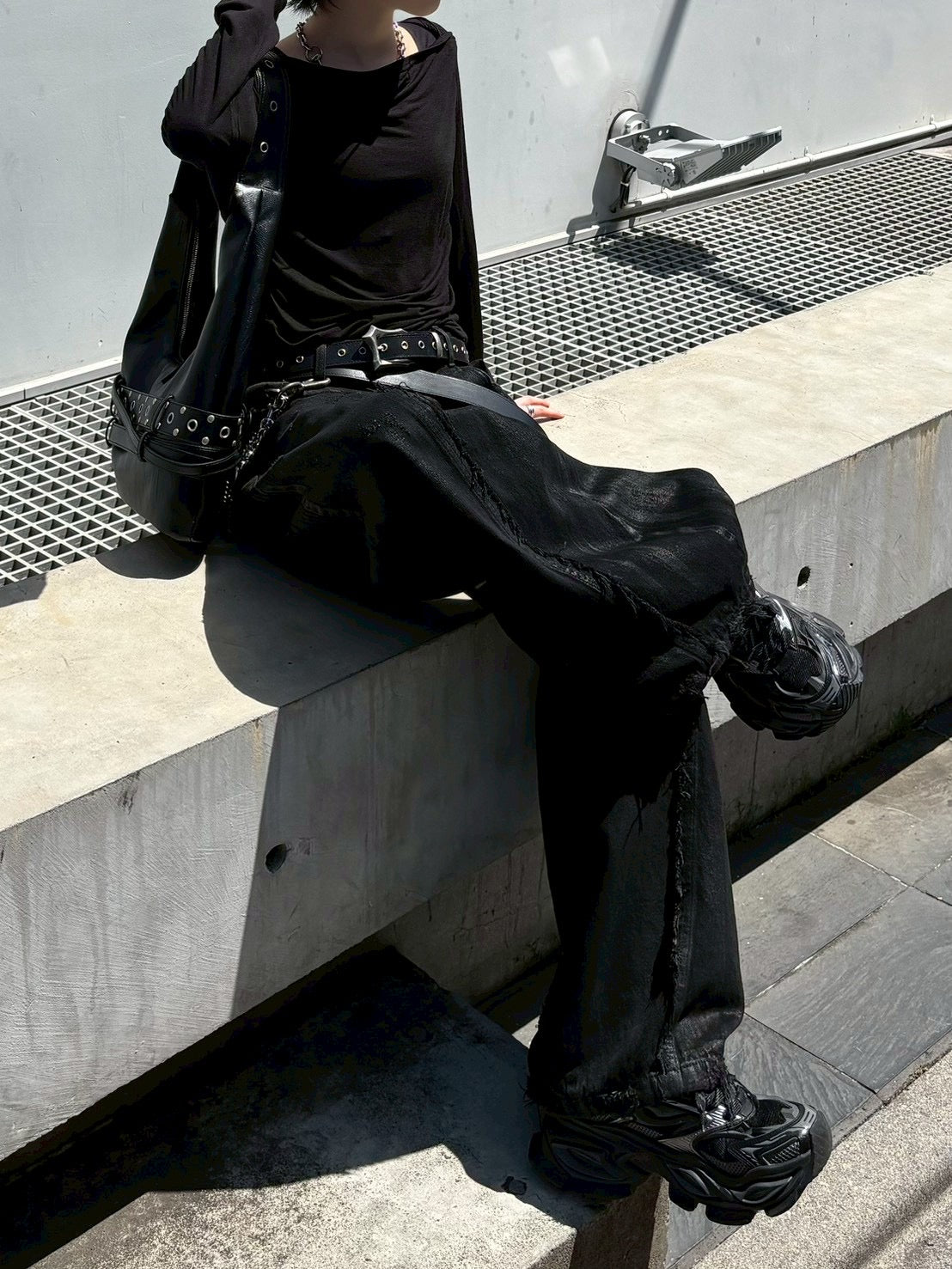 受注制【nmtc+】drape sheer hoodie (2color)