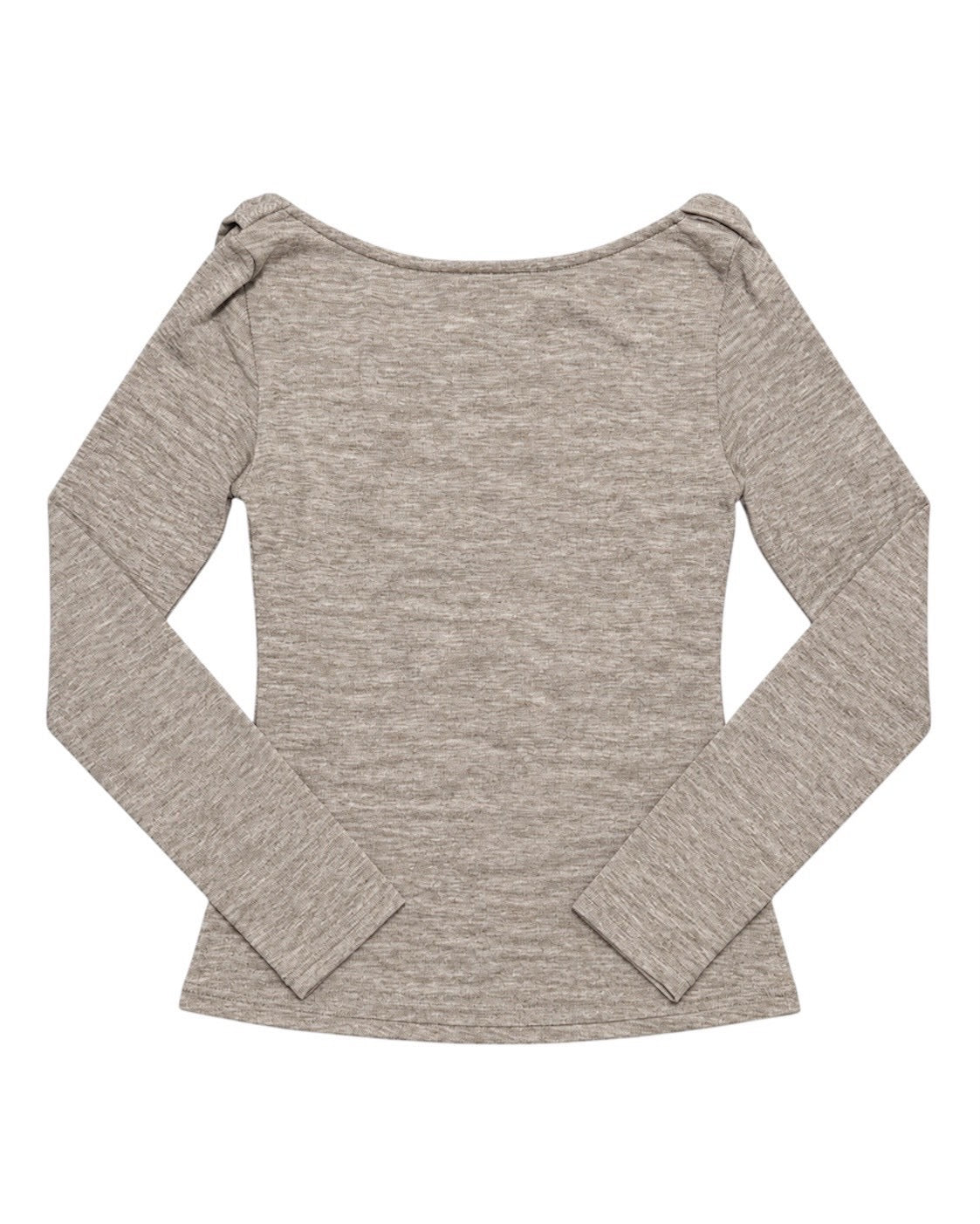 受注制【Never mind the XU】Draped ruched tie set top (4color)