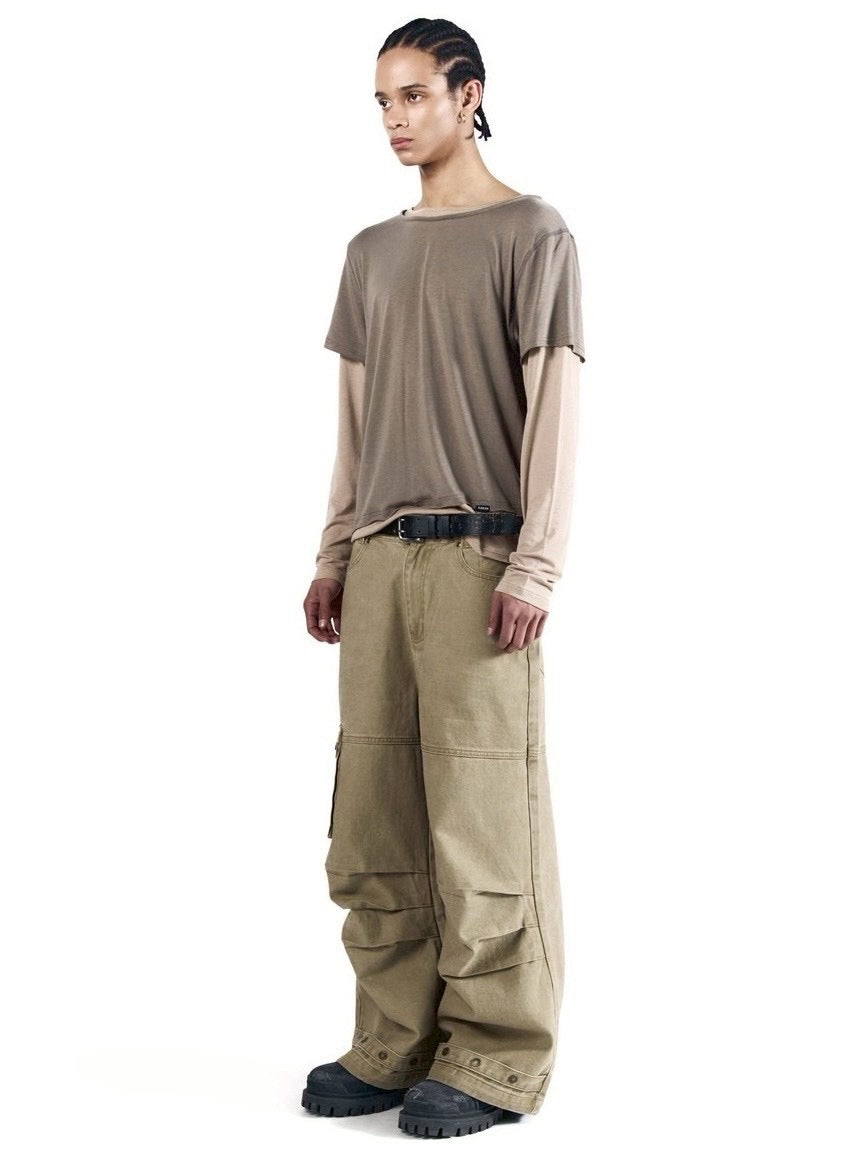 【AAKAM】Cowboy Chaps Cotton Pants