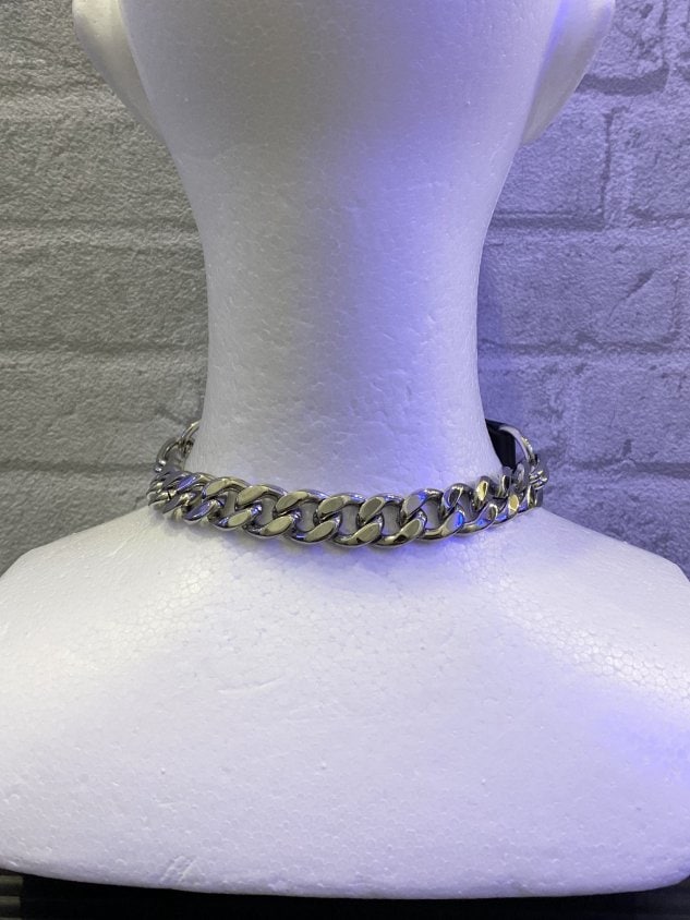 受注制【Never mind the XU】belt chain choker
