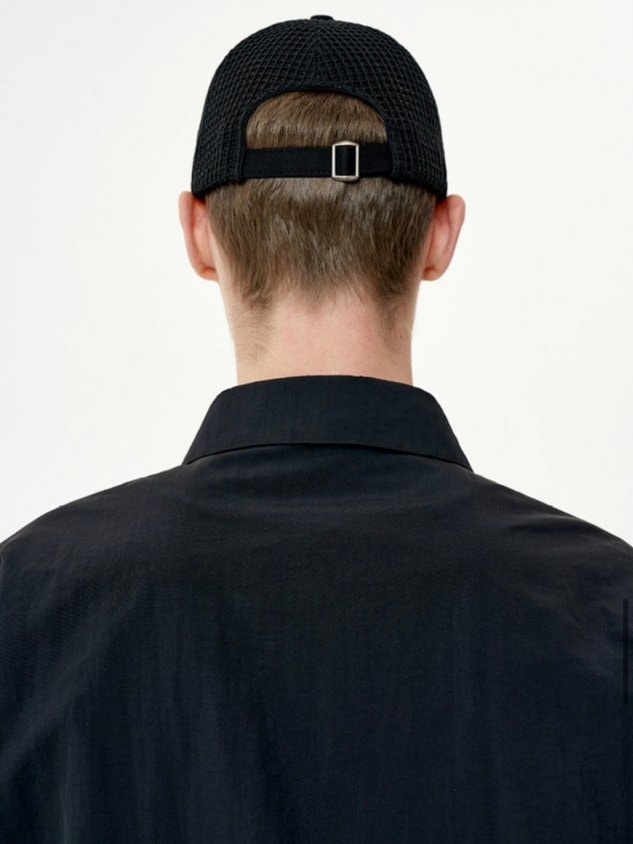 【OY】SLOGAN LOGO MESH CAP