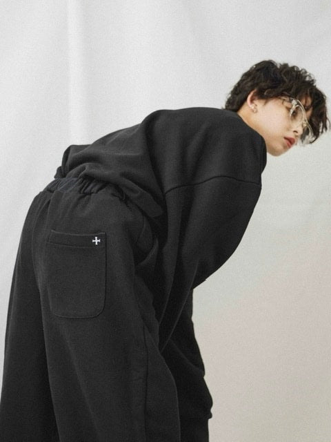 【Chikashitsu + ORIGINAL】loose logo sweat pants (3color)