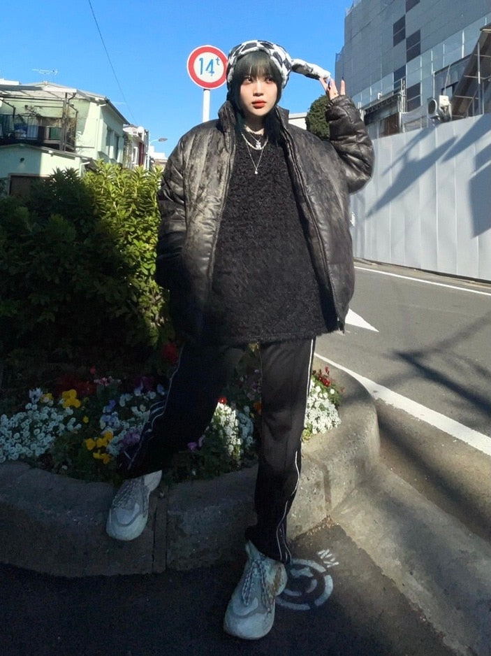 受注制【Never mind the XU】digital padding jacket (2color)