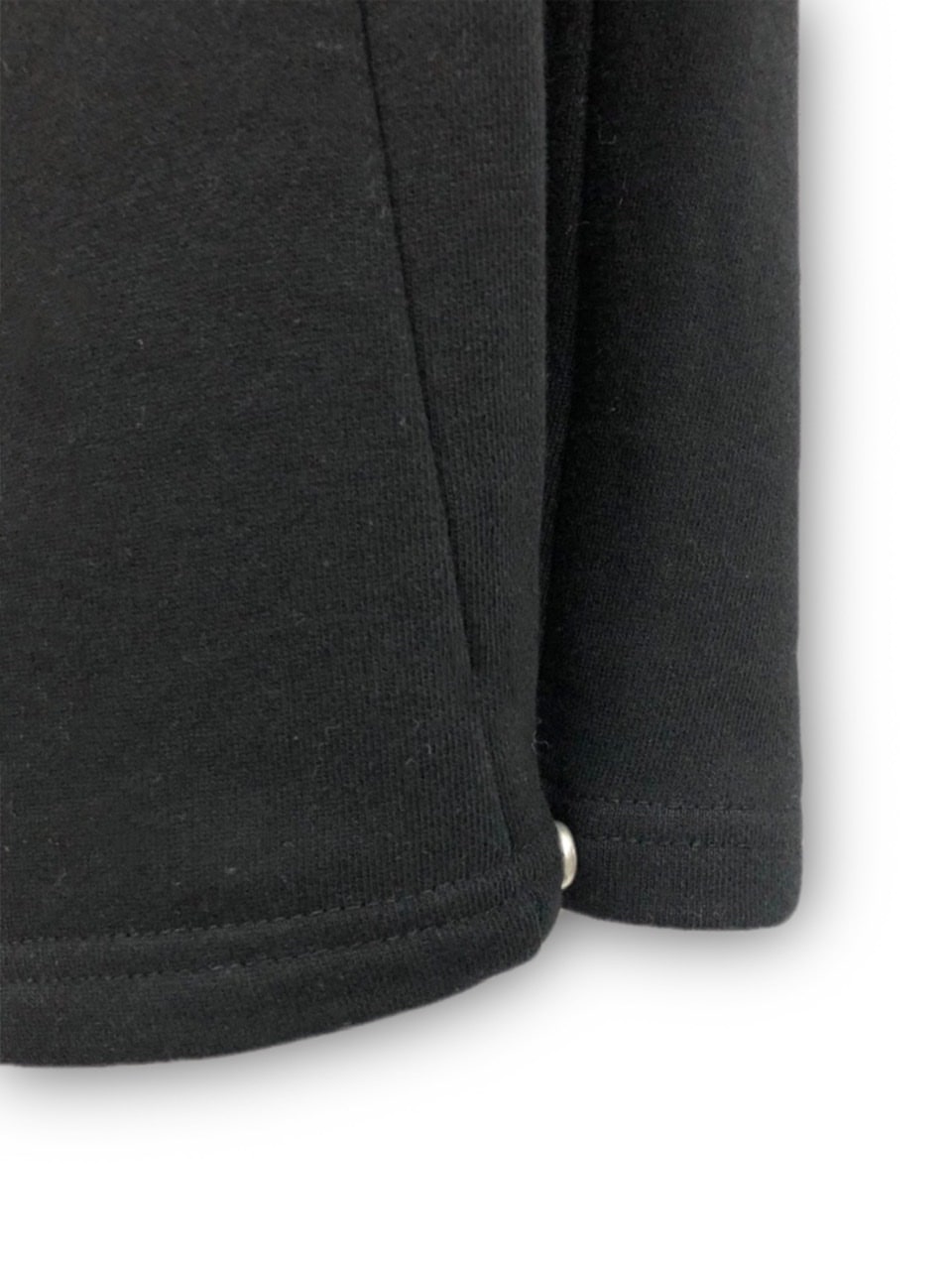 受注制【Never mind the XU】hem button sweat wide pants (2color)