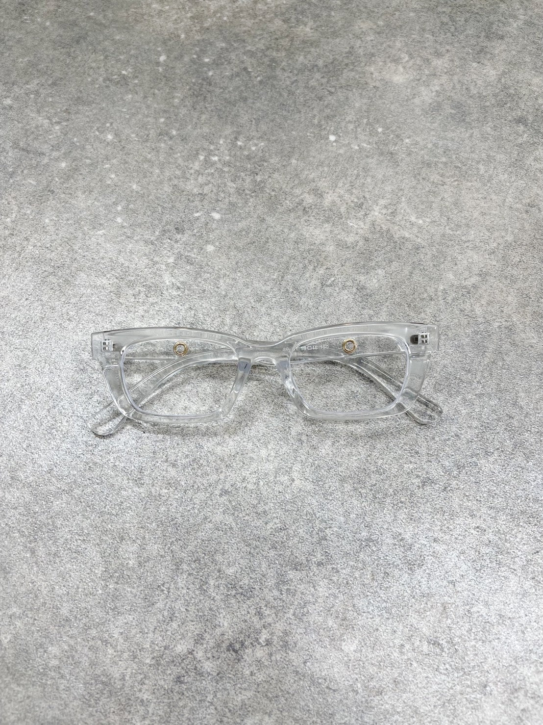 【Chikashitsu +】square design sunglasses (2color)