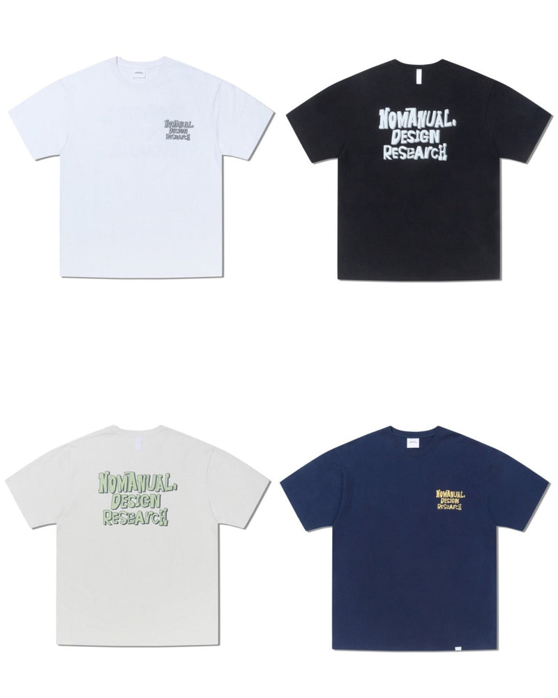 【NOMANUAL】DOODLE LOGO T-SHIRT