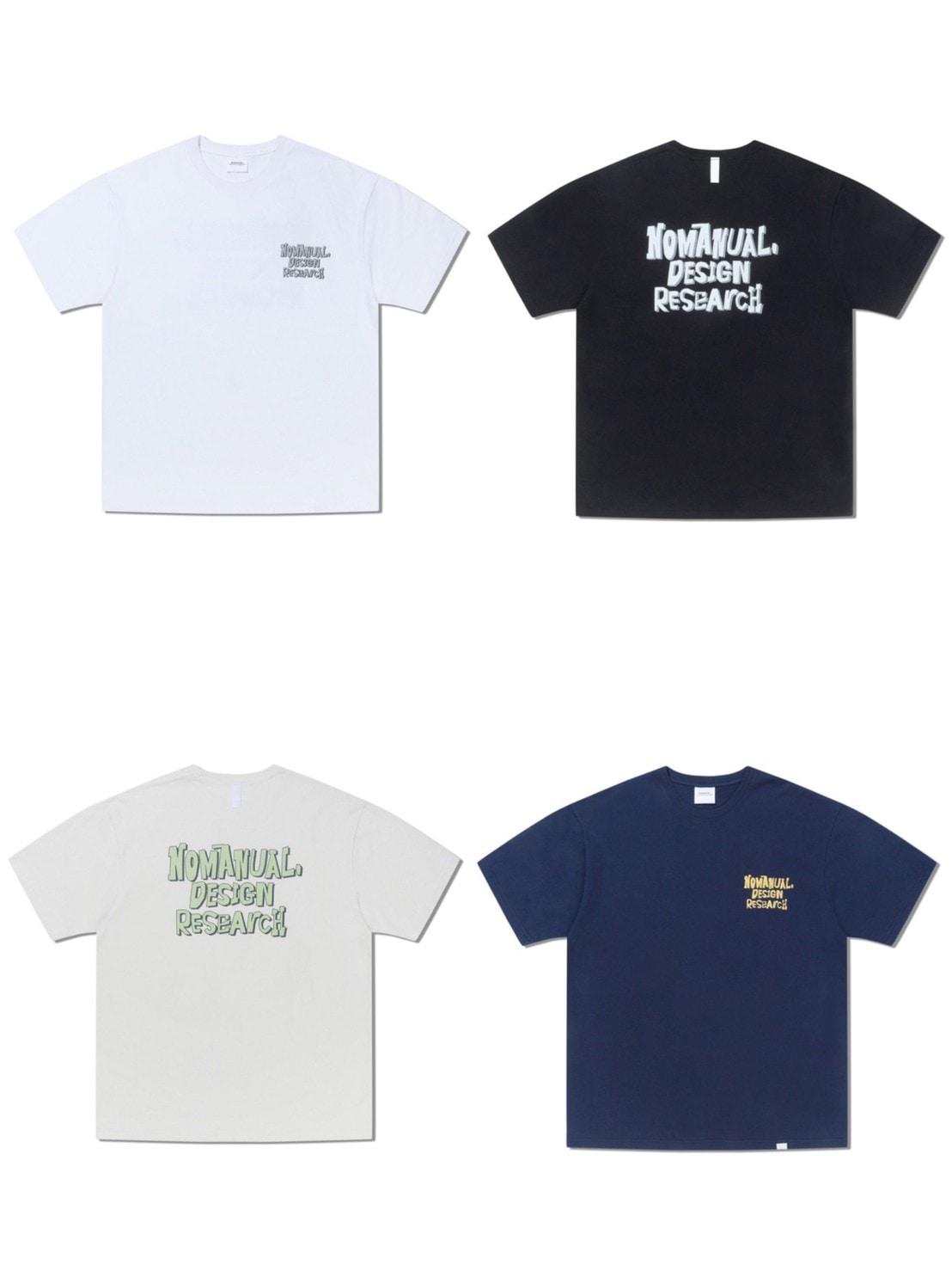 【NOMANUAL】DOODLE LOGO T-SHIRT