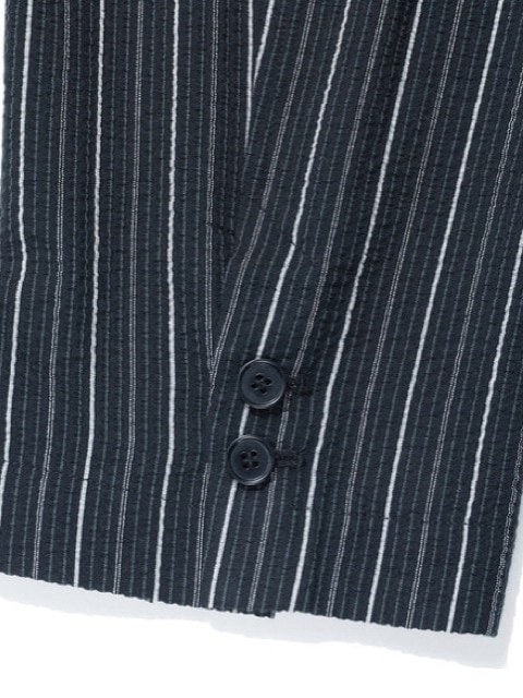 【NOMANUAL】THREE BUTTON SEERSUCKER JACKET