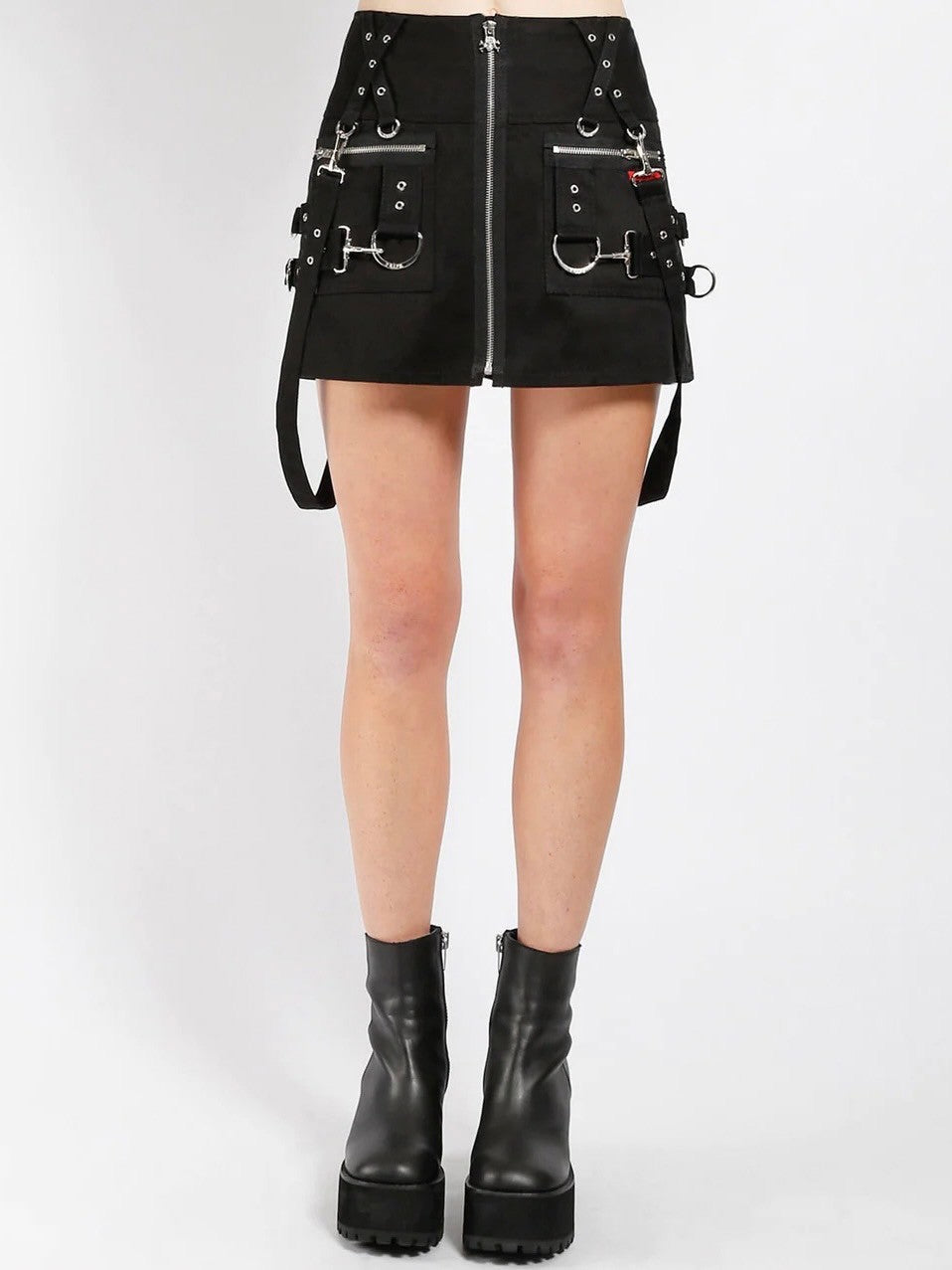 【TRIPP nyc】SUPER D-RING SKIRT[AF4065] / 【トリップ エヌワイシー】Dリングストラップミニスカート