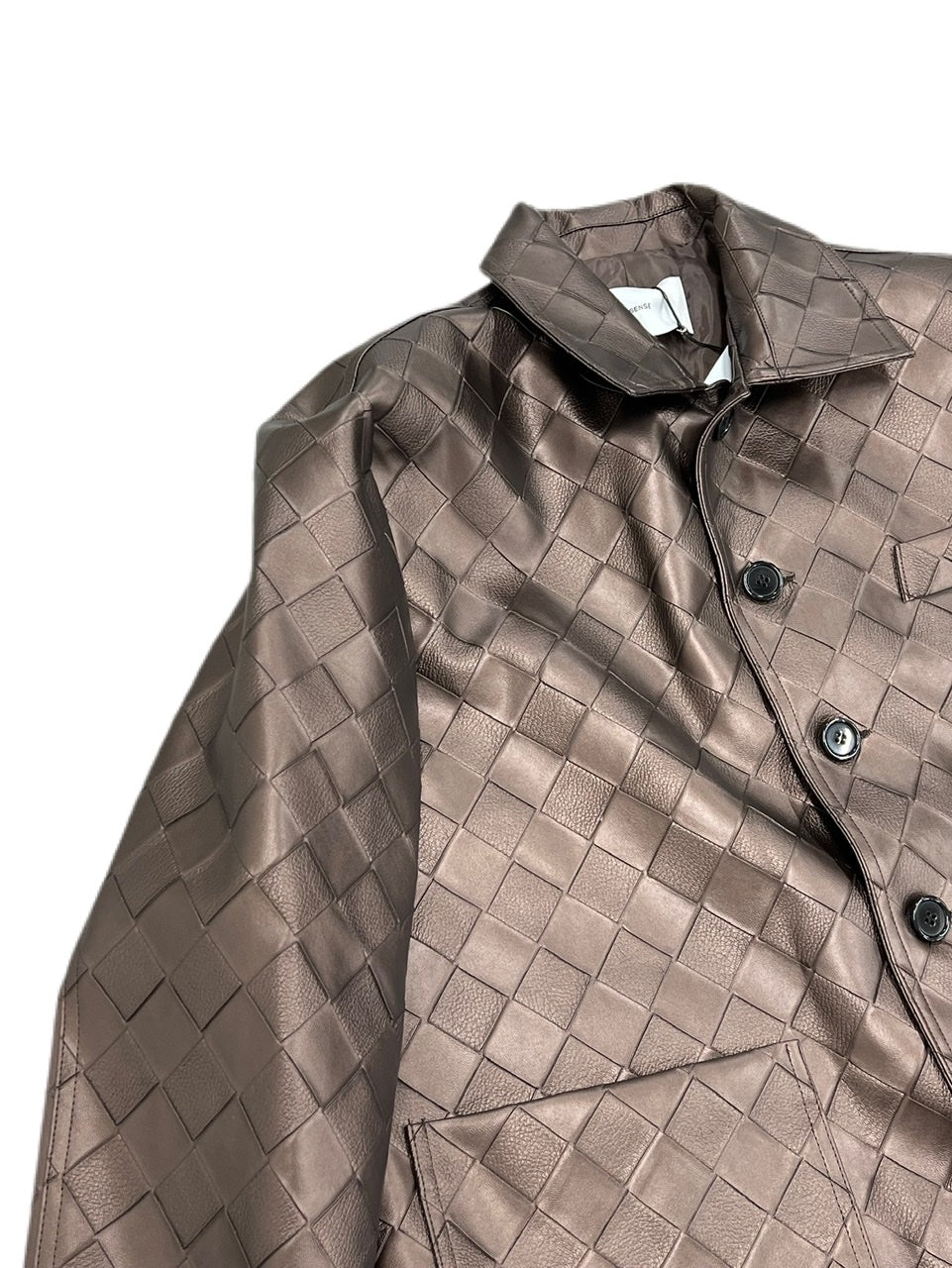 受注制【Chikashitsu +】design leather jacket 2 (2color)