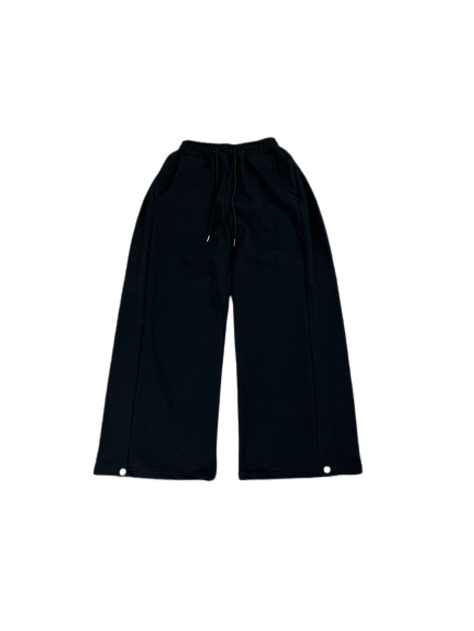 受注制【Chikashitsu +】snap button sweat pants (2color)