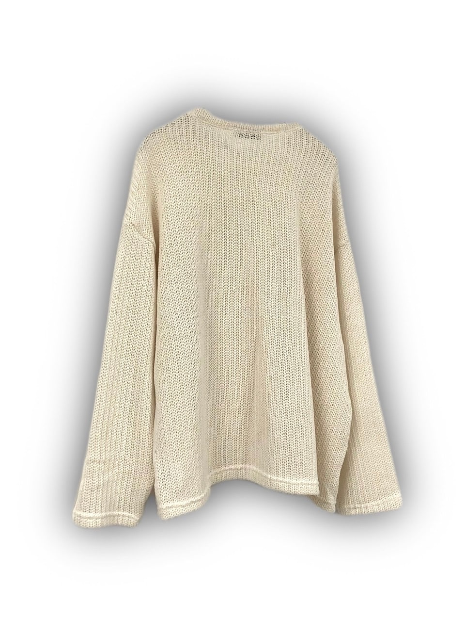 受注制【Never mind the XU】see-through knit (3color)