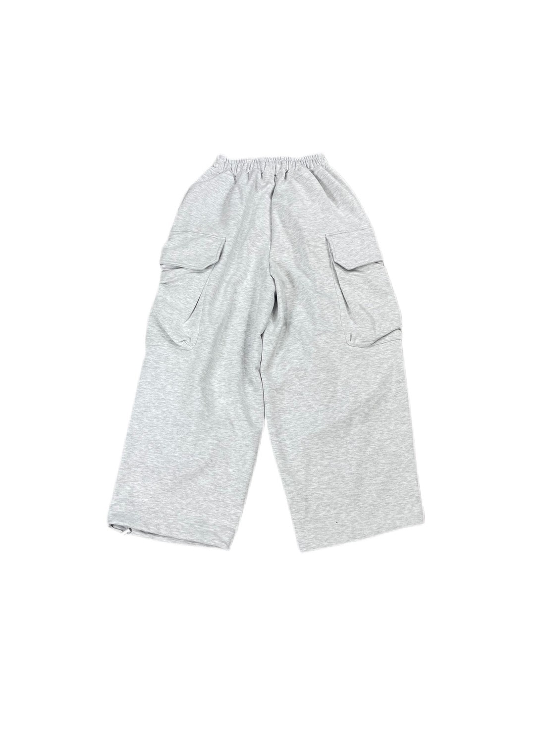【Chikashitsu +】oversized sweat cargo pants (2color)