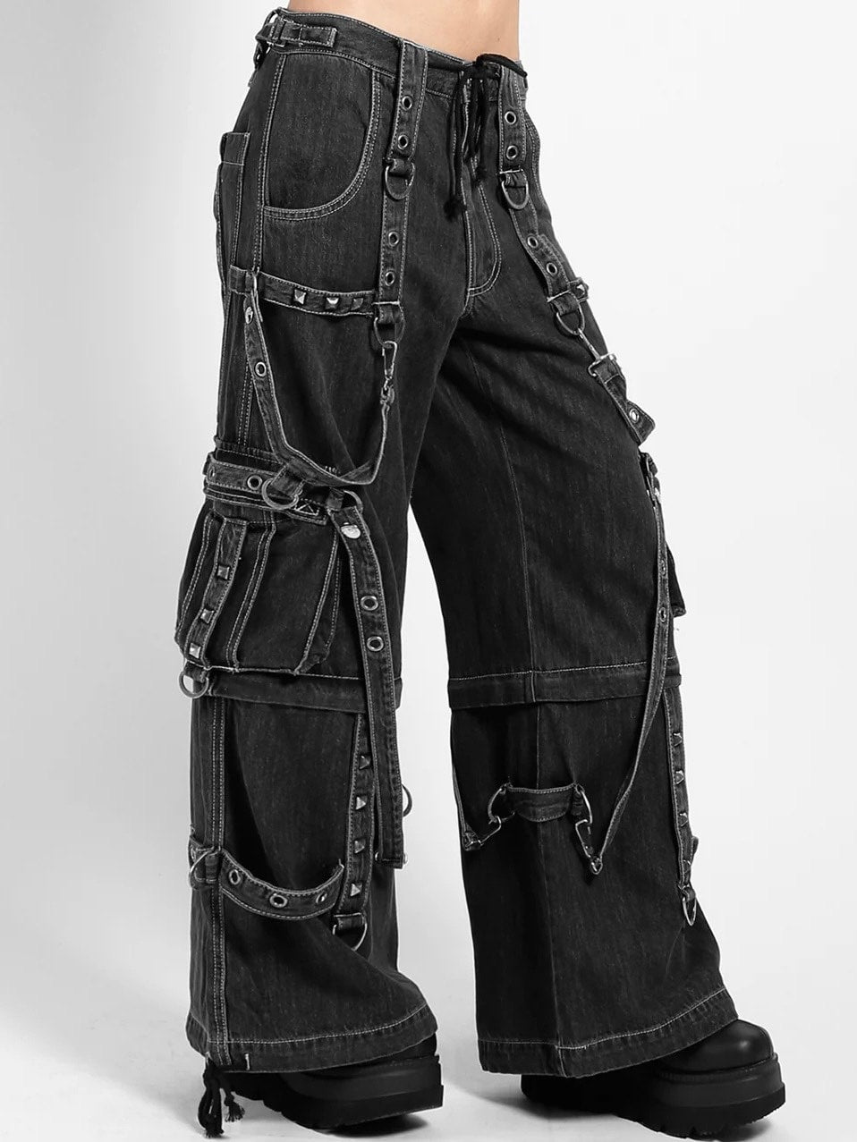 【TRIPP NYC】STRAP ON ZIP OFF PANT[JM7117M] /【トリップ エヌワイシー】２wayストラップジップボンテージデニムパンツ