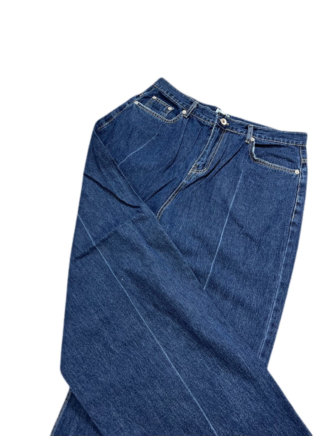 【Chikashitsu +】center breach denim pants (2color)