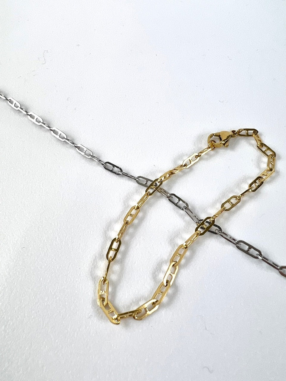 受注制【Chikashitsu +】line chain bracelet (2color)