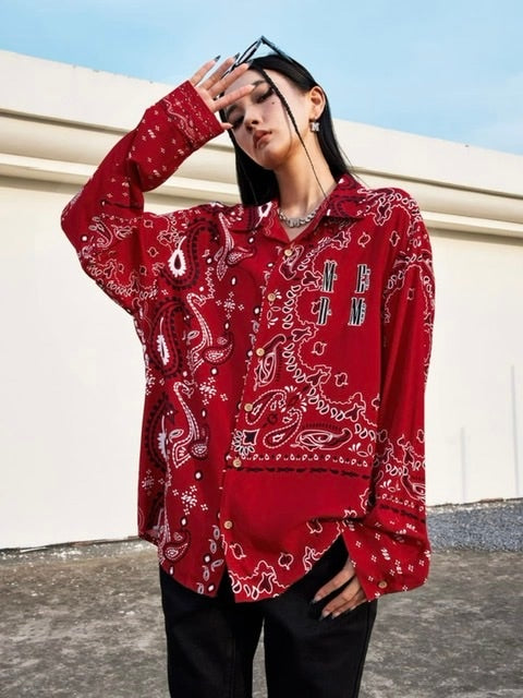 【MR. ENJOY DA MONEY】Paisley Shirt