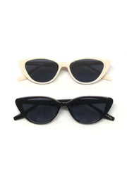受注制【Never mind the XU】cat eye sunglasses (2color) / 【チカシツプラス】キャットアイサングラス