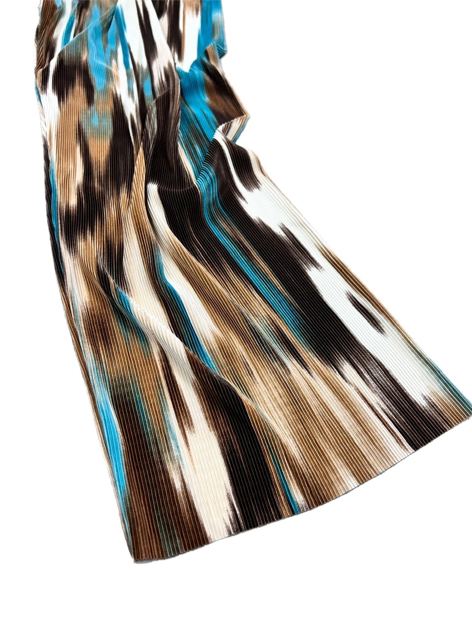 受注制【Chikashitsu +】mixed summer pleats pants (2color)