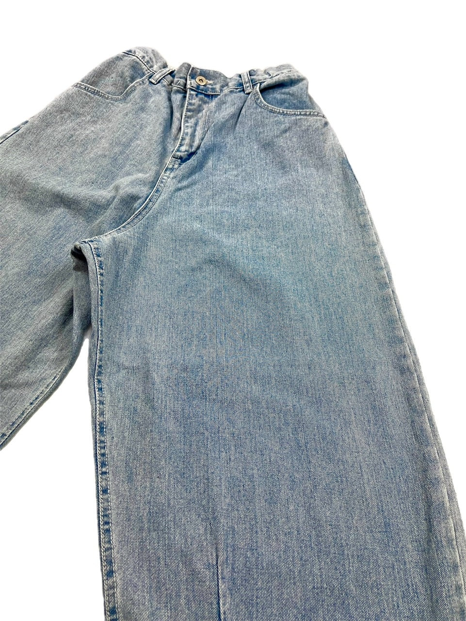 受注制【Chikashitsu +】super wide denim pants (4color)