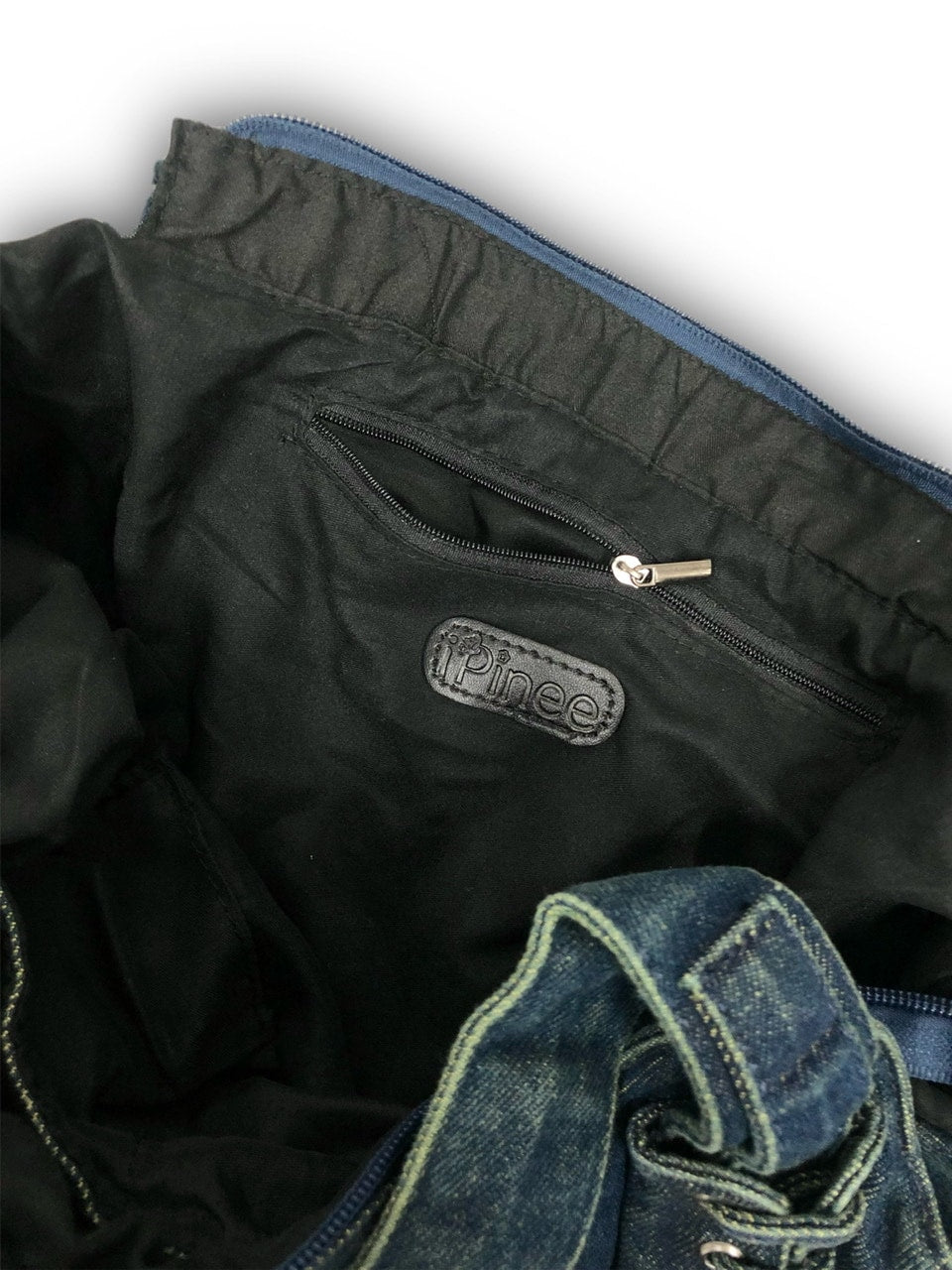 国際配送【Never mind the XU】2way denim bag (2color) / 【ネバーマインドザエックスユー】ツーウェイデニムショルダーバッグハンドバッグ