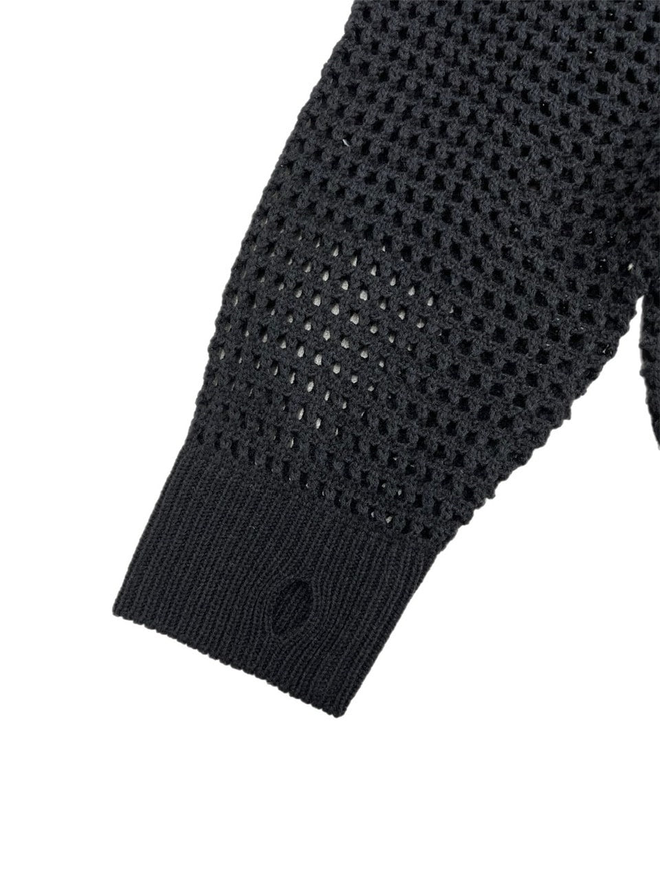 受注制【Chikashitsu +】lib mesh knit (3color) / 【チカシツプラス】リブメッシュ長袖ニット