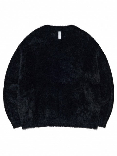 【NOMANUAL】CROPPED HAIRY KNIT (15color) / 【ノーマニュアル】クロップドヘアリー長袖ニット