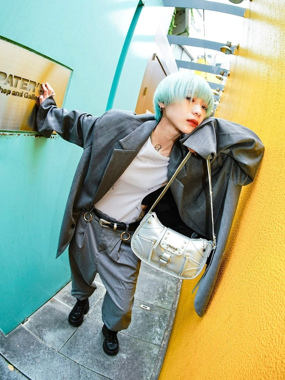 受注制【Never mind the XU】oversized jacket (2color)