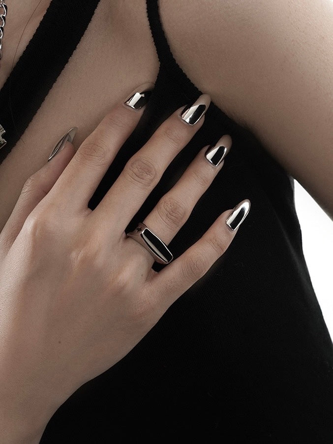 【LURS】LURS Square two-wire structure heavy ring