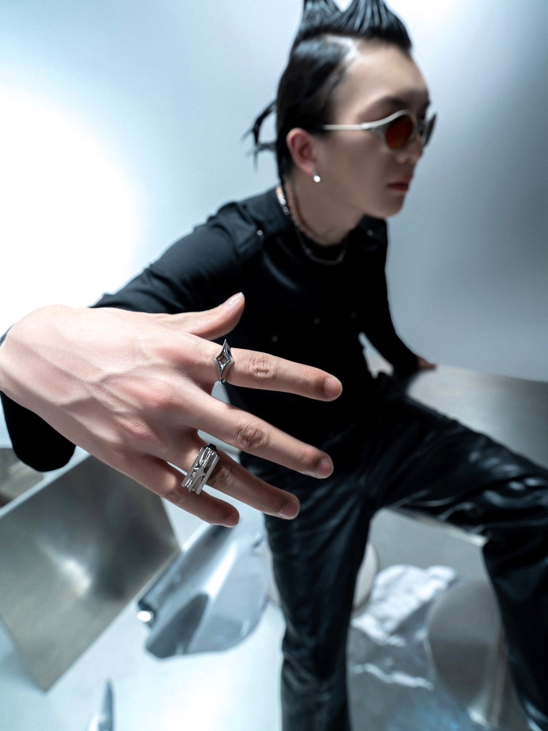 【LURS】LURS Three-sided doji ring
