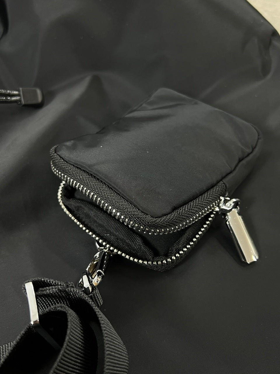 受注制【Chikashitsu +】nylon strap shoulder bag
