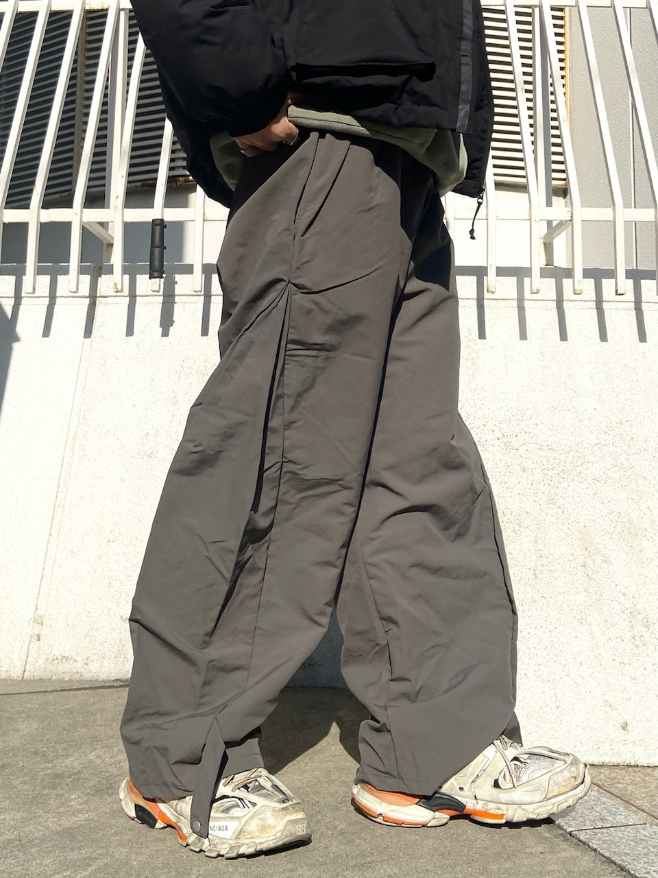受注制【Never mind the XU】design wide pants