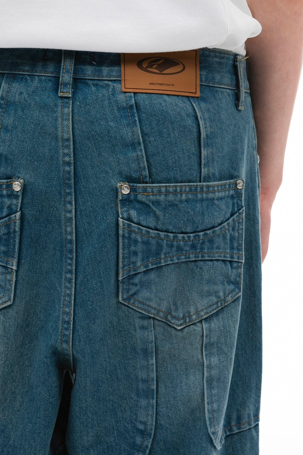 【ANOTHERYOUTH】panel jeans