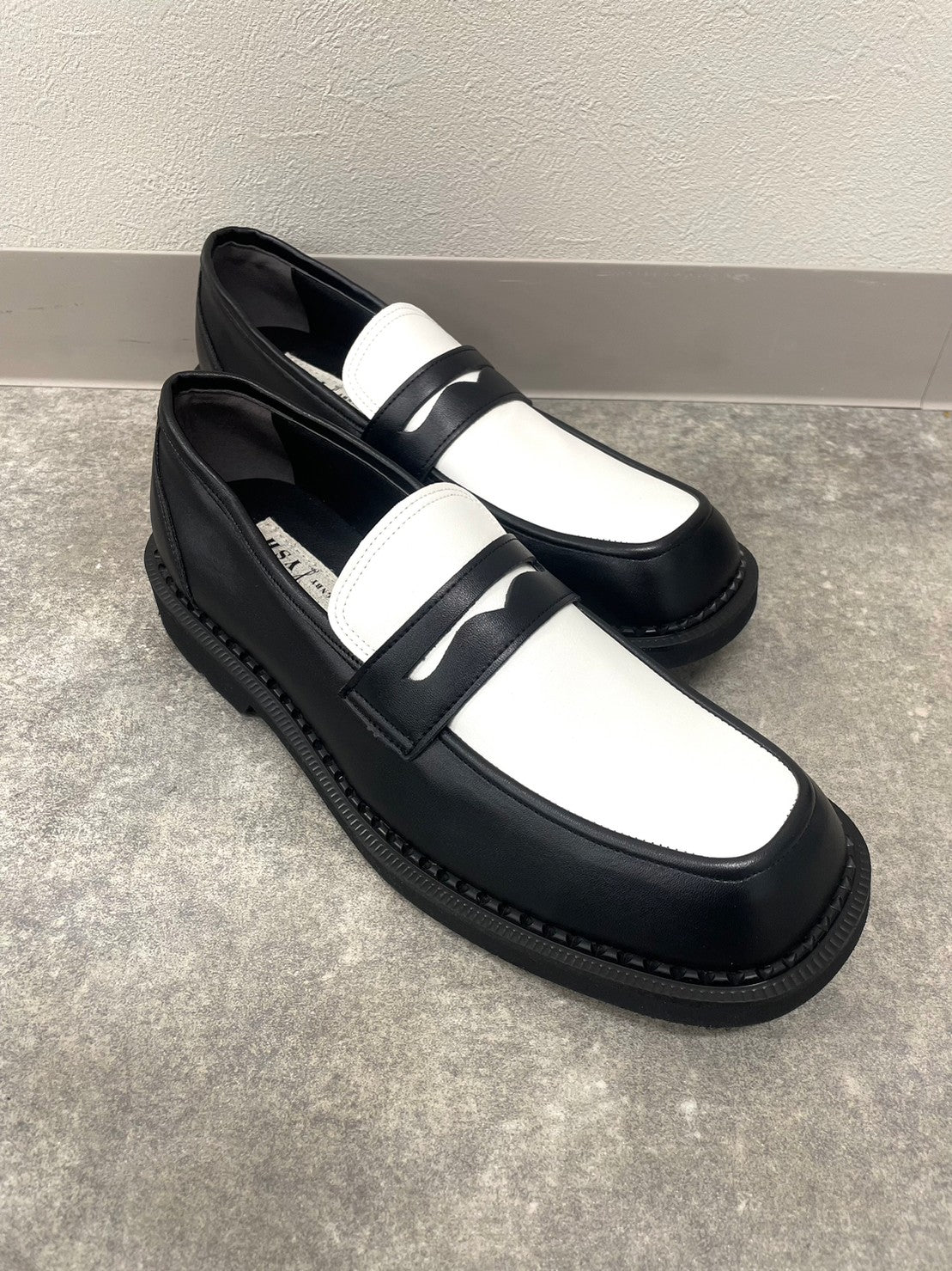 受注制【RENOL】bi-color loafer