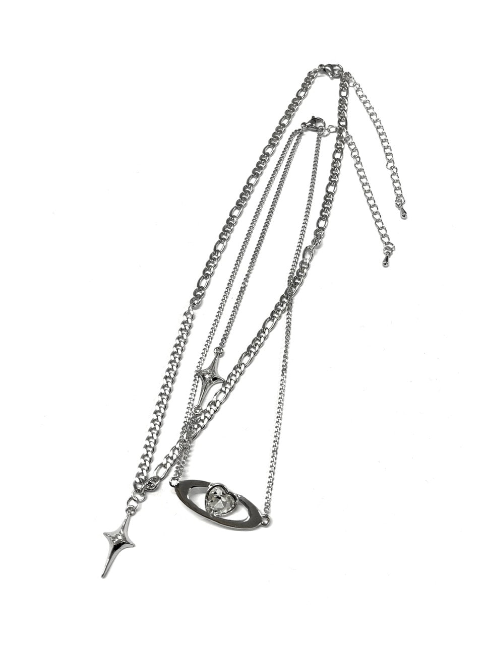 国際配送【Never mind the XU】galaxy layered necklace