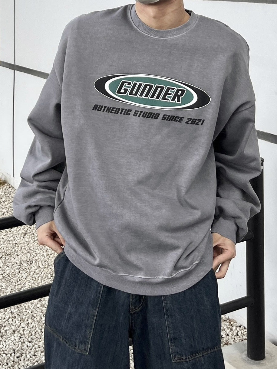 受注制【youll】pigment sweat shirt (2color)