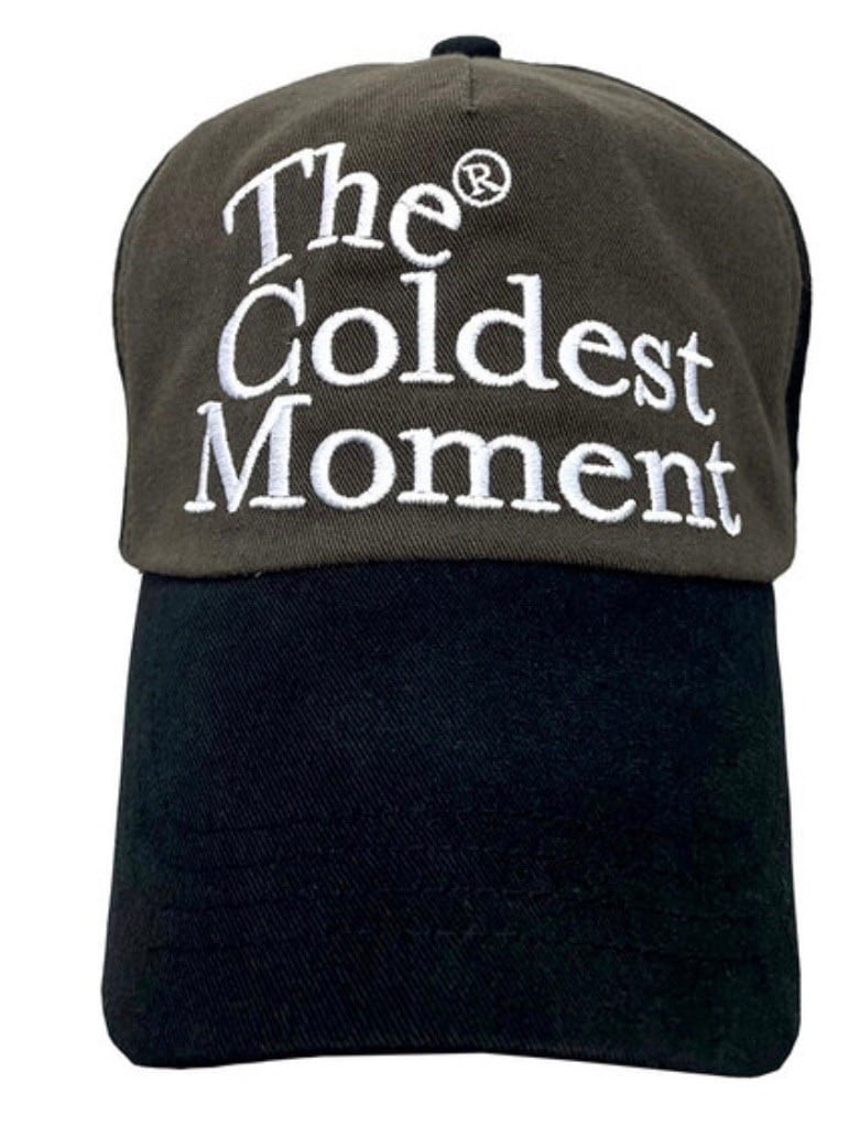 【THECOLDESTMOMENT】TCM logo cap