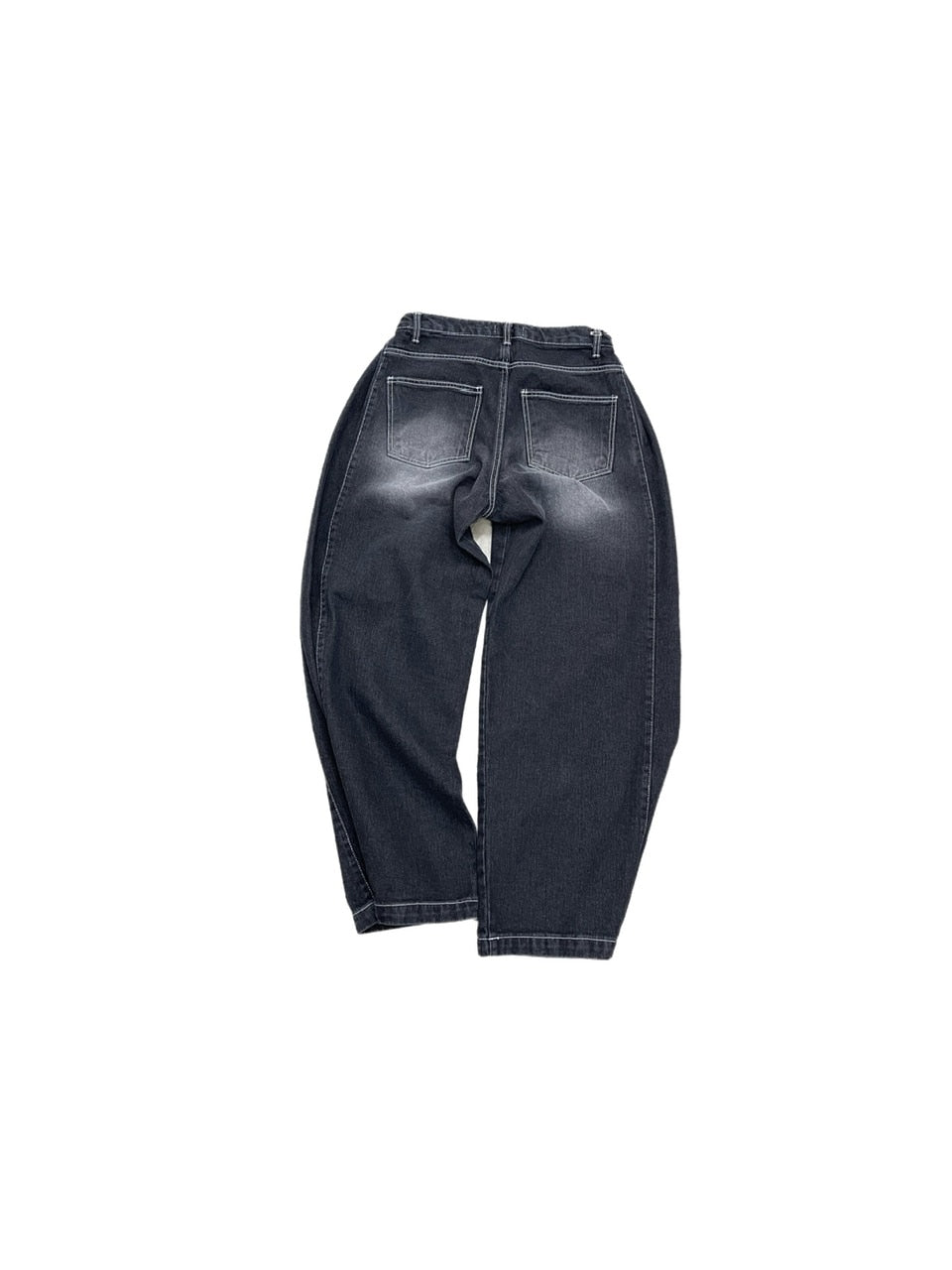 受注制【Chikashitsu +】snap button stitch denim pants / 【チカシツプラス】スナップボタンスティッチデニムパンツ